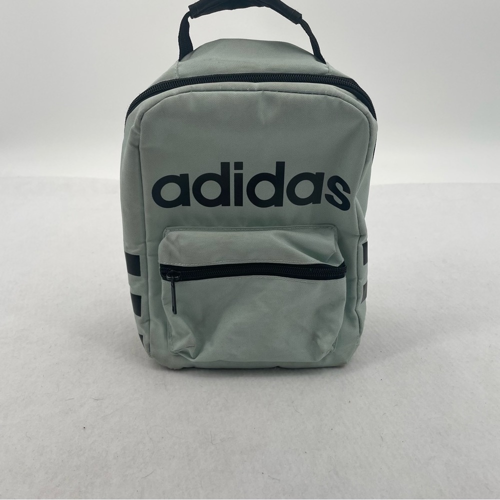 ADIDAS Mint Green/Black Logo insulated Lunch Bag tote - Picture 5 of 11